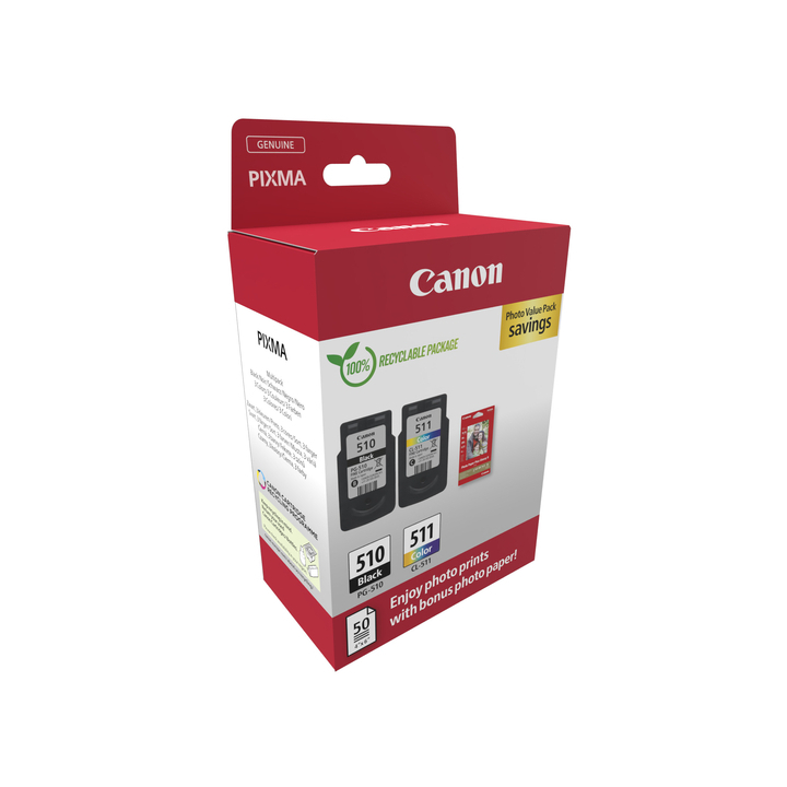 Inkcartridge canon pg-510/cl-511 multipack(2970b010) - 2