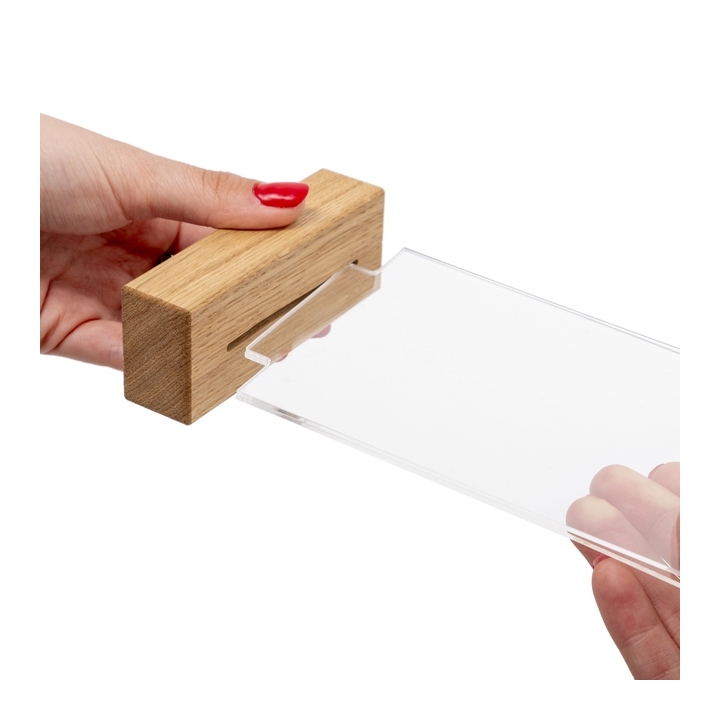 Houten menuhouder t tafeldisplay a6 portret(ta6pw) - 3