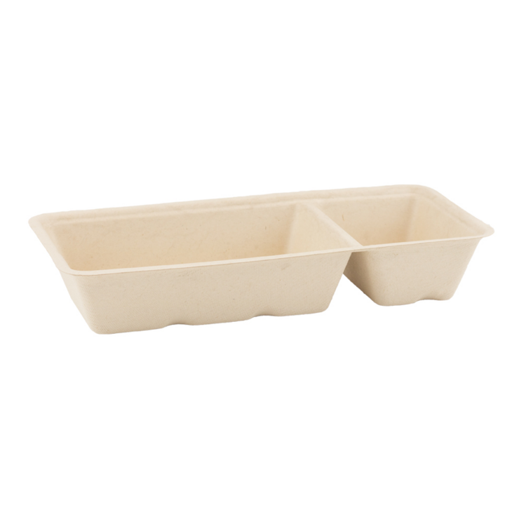 Snackbakje, suikerriet, A23, A7 + sausvak (800 stuks) - 1