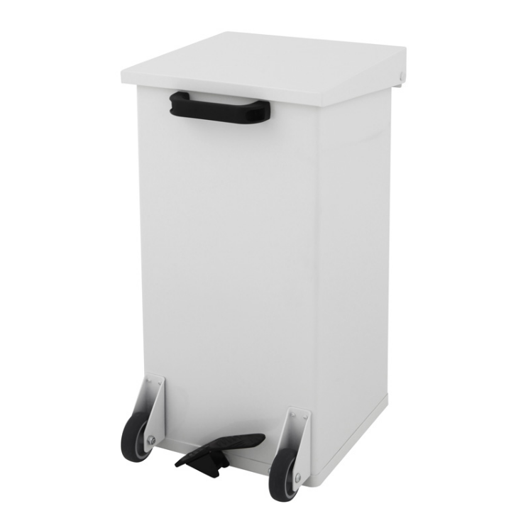 Carro-Kick, mobiele pedaalemmer, 55 liter, wit, VB 910005 - 0