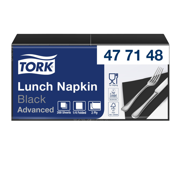 Dinerservet tork linstyle premium zwart 478151(478151) - 3