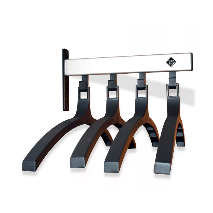 Pro-Line, wankdapstok met hangers, 4-haaks, grijs, VB 184071 - 0