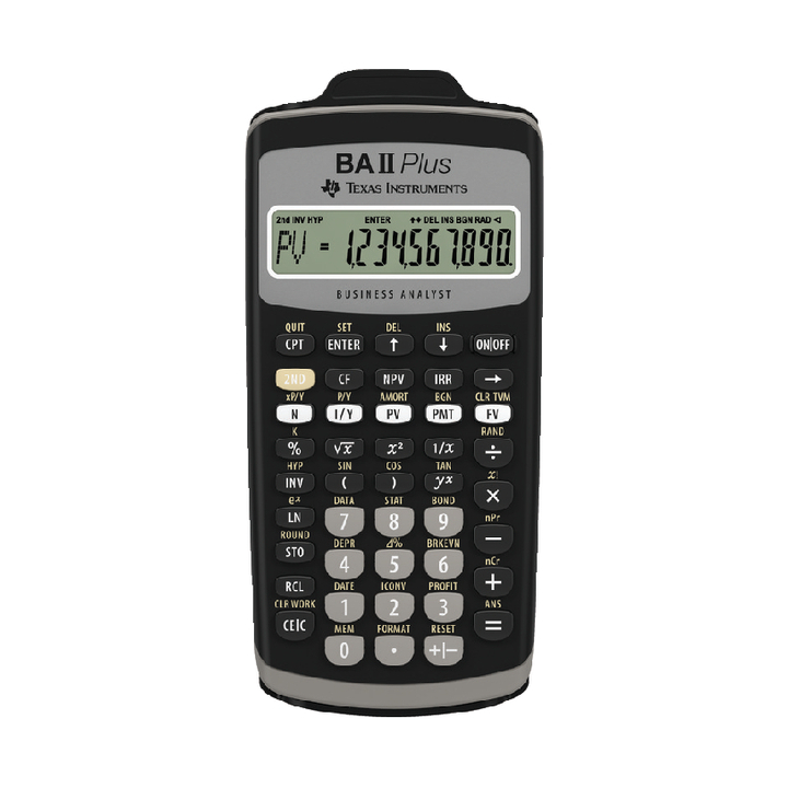 Rekenmachine ti ba ii plus - 0