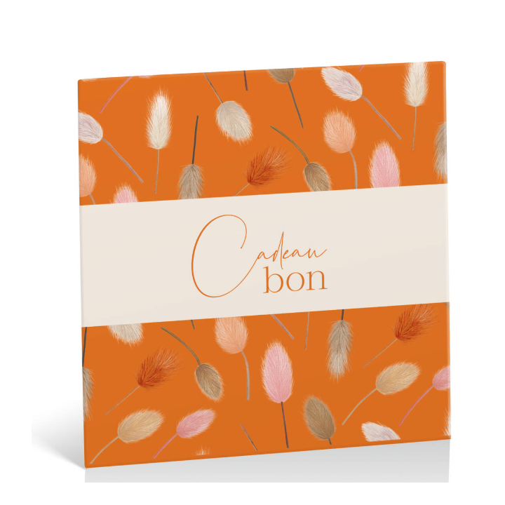 Cadeaubon, dessin autumn lagarus, 12,5x12,5cm (10 st) - 0