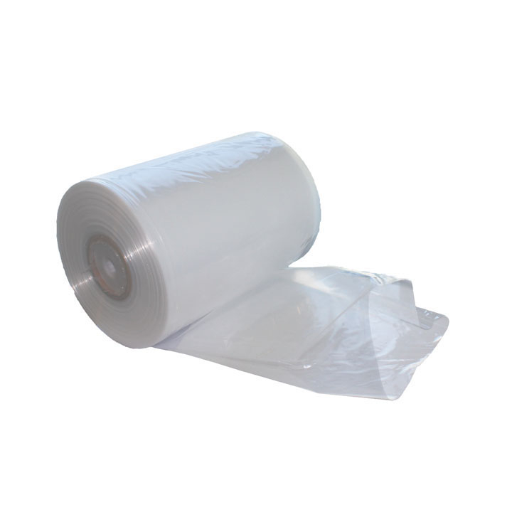 Buisfolie, Halfbuisfolie, LDPE, 30cm x 1000m, 30my, 1 zijde open, kern 76mm - 0