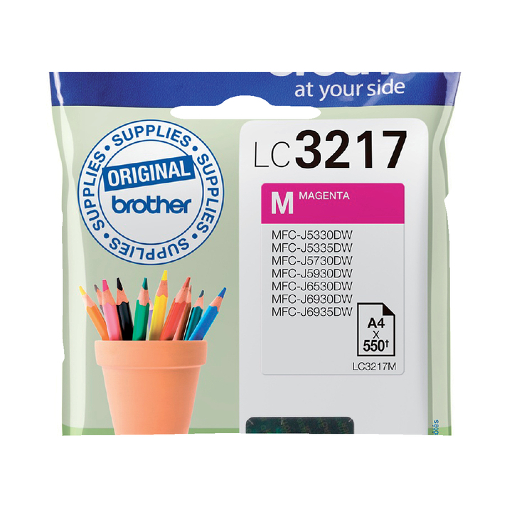 Inkcartridge brother lc-3217 rood(lc3217m) - 0