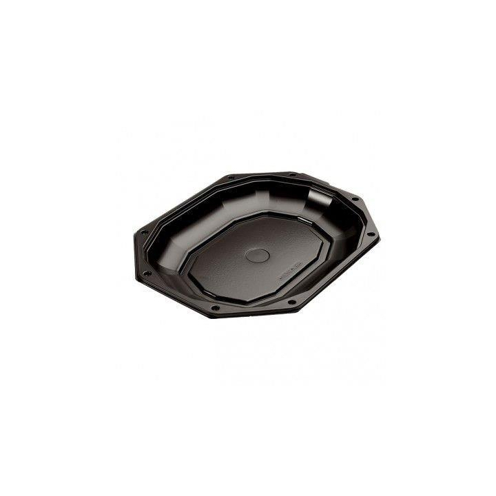 Cateringschalen Zwart 54X36Cm <8-Hoek>, pak 10 stuks - 0