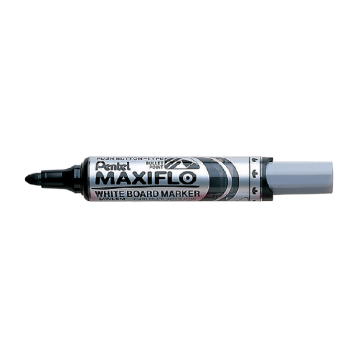 Viltstift pentel mwl5m maxiflo whiteboard 3mm zw - 0