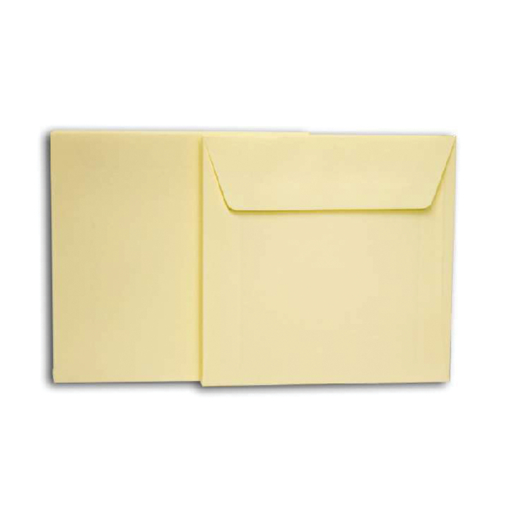 Envelop papyrus design 140x140 80gr 10st ivoorwit - 0