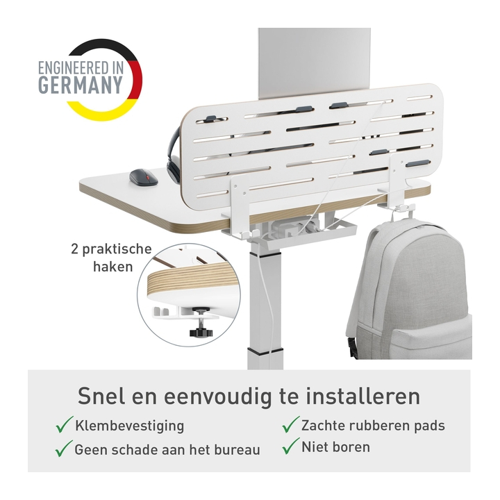 Bureau ophangbord Leitz Ergo | met laptophouder (65490000) - 3