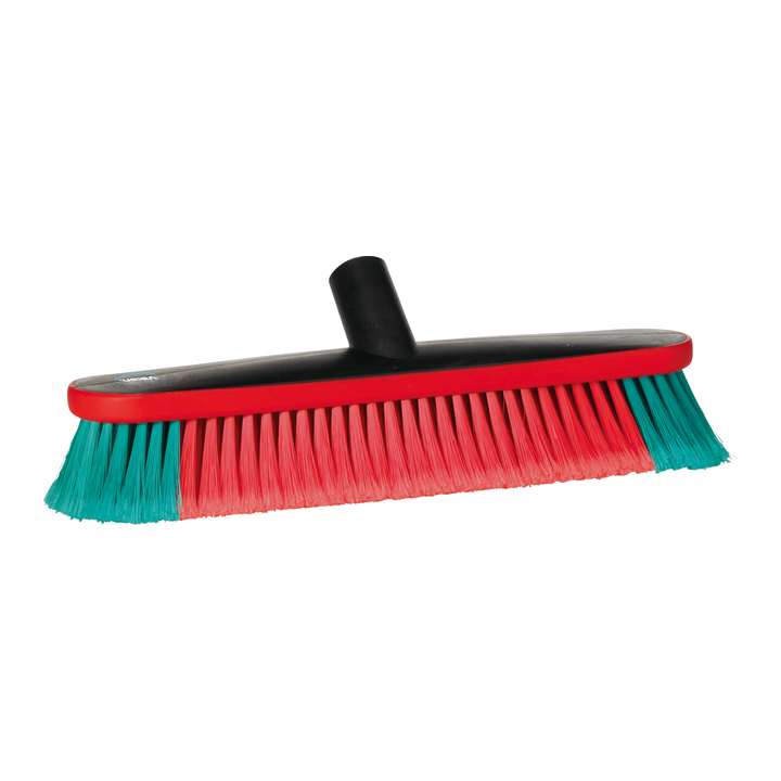 Vikan, wasborstel met waterdoorvoer, 36cm, zwart/rood/groen, 475752 (1 stuk) - 0