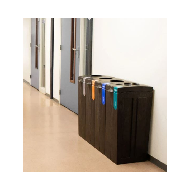 Bonton Original, modulaire afvalscheidingsbak, 70 liter, grijs, VB 193547 | afvalstroom bekers - 2