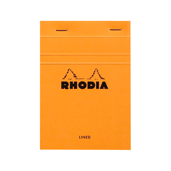 Schrijfblok rhodia a6 lijn 80 vel 80gr oranje(13600c) - 0