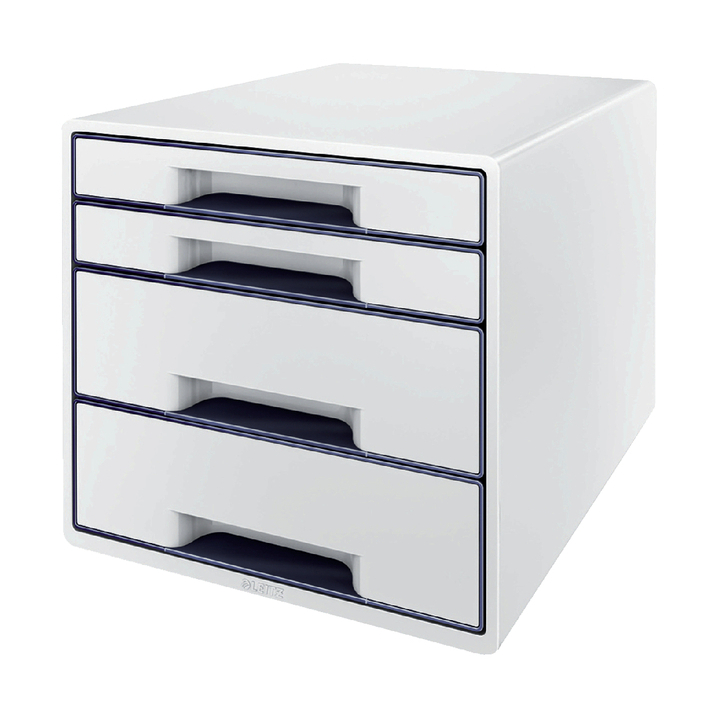 Ladenbox leitz wow 4 laden wit/grijs(52132001) - 0