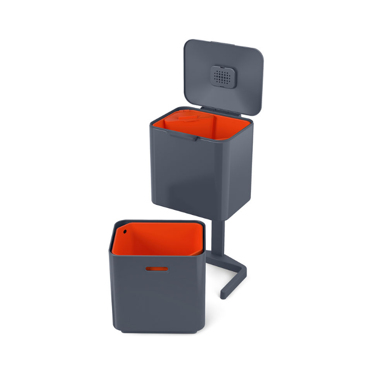 Totem Intelligent, afvalbak, 32+4+24 liter, grafiet, VB 001037 - 2