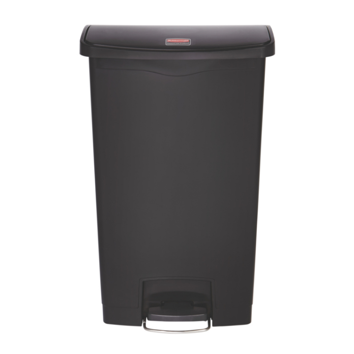 Rubbermaid, Slim Jim pedaalemmer, 68 liter, zwart, VB 224573 - 1