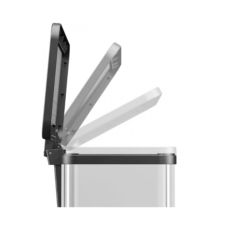 Hailo Öko Duo Plus, pedaalemmer, 2x9 liter, RVS, VB 016119 - 1