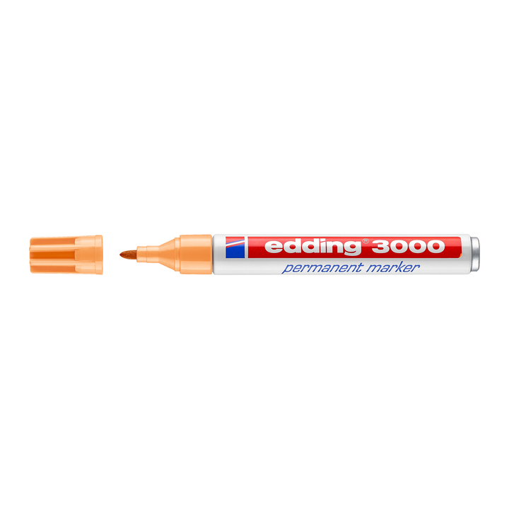 Viltstift edding 3000 rond 1.5-3mm lichtoranje(4-3000016) - 0