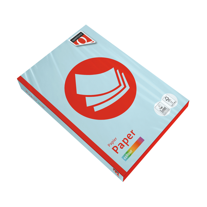 Kopieerpapier quantore colour a4 80gr lichtblauw(129253) - 0