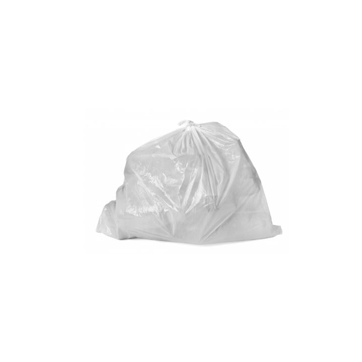 Pedaalemmerzak | HDPE | 29x68cm | 25 Liter | T10 | Wit (60 rollen x 50 zakken) - 1