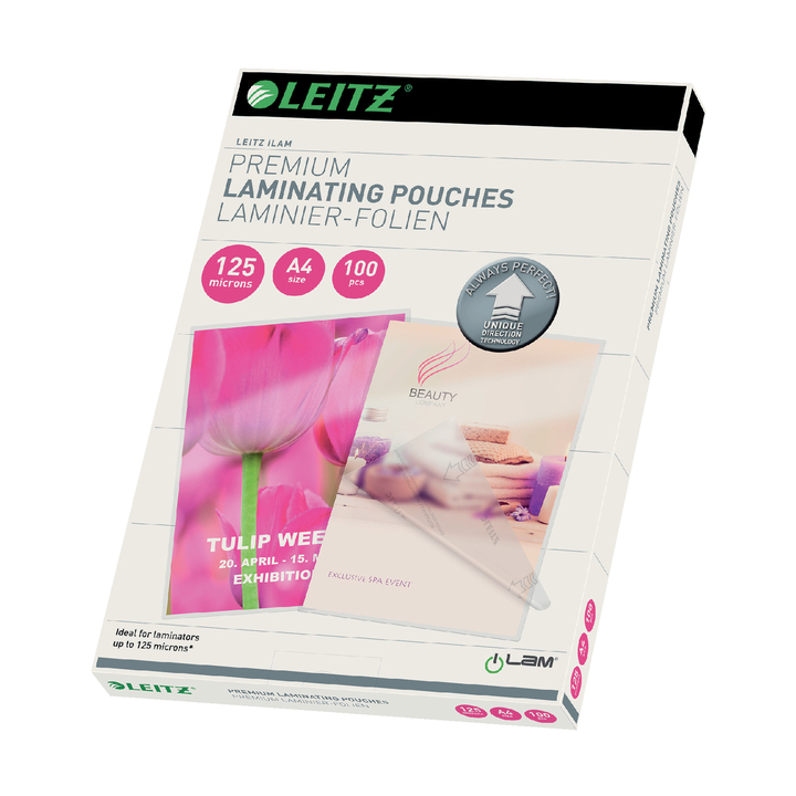 Lamineerhoes leitz ilam a4 2x125micron(74810000) - 0