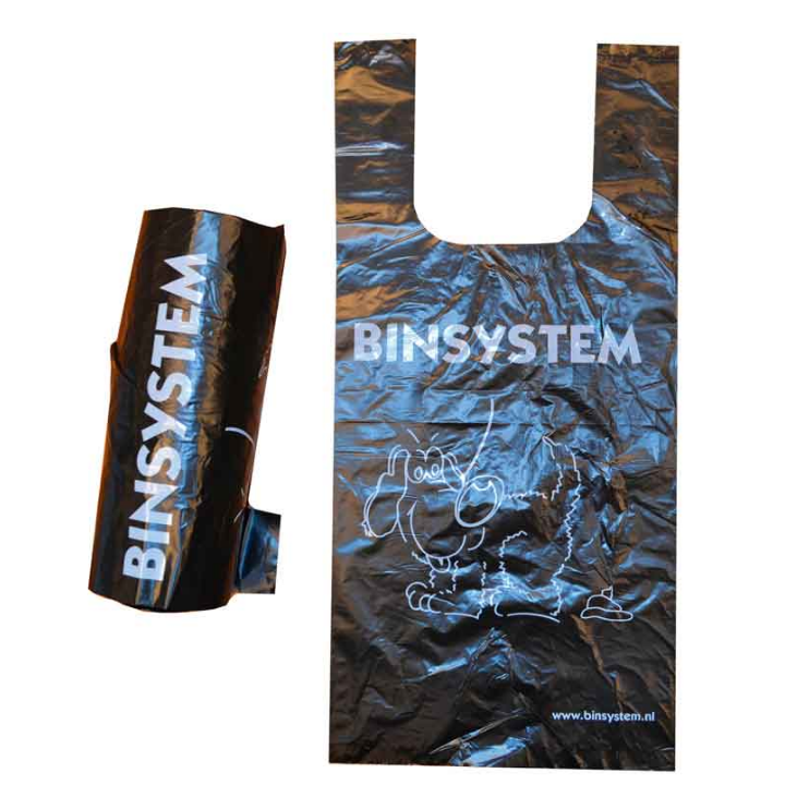 BinSystem | Hondenpoepzakjes | Zwart | VB 712519 (20 rollen x 200 zakjes) - 0