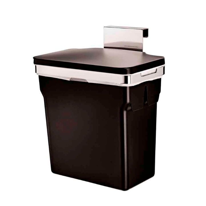 Simplehuman In-Cabinet , afvalbak, 10 liter, zwart,VB 016498 - 0