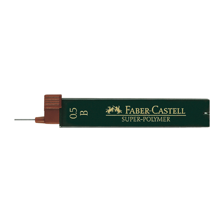Potloodstiftjes faber castell 0.5mm b 12st(fc-120501) - 0