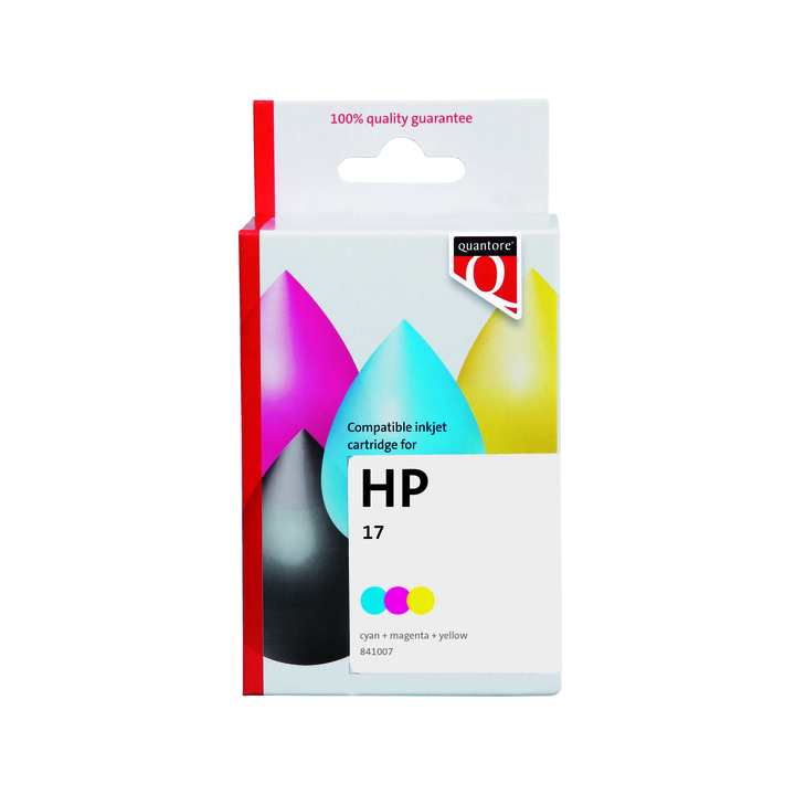 Inkcartridge Quantore alternatief tbv hp c6625d no 17 - 0