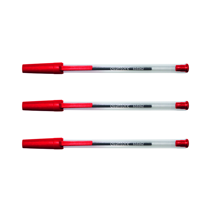 Balpen quantore stick rood - 0