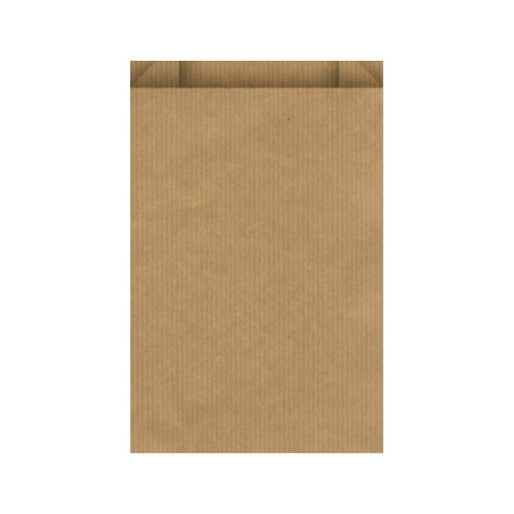Fournituren zakje, 15x22cm, bruin papier (1000 stuks) - 0
