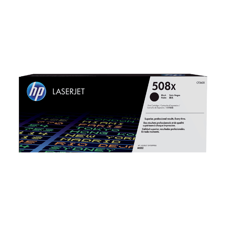 Tonercartridge hp 508x cf360x 12.5k zwart(cf360x) - 0