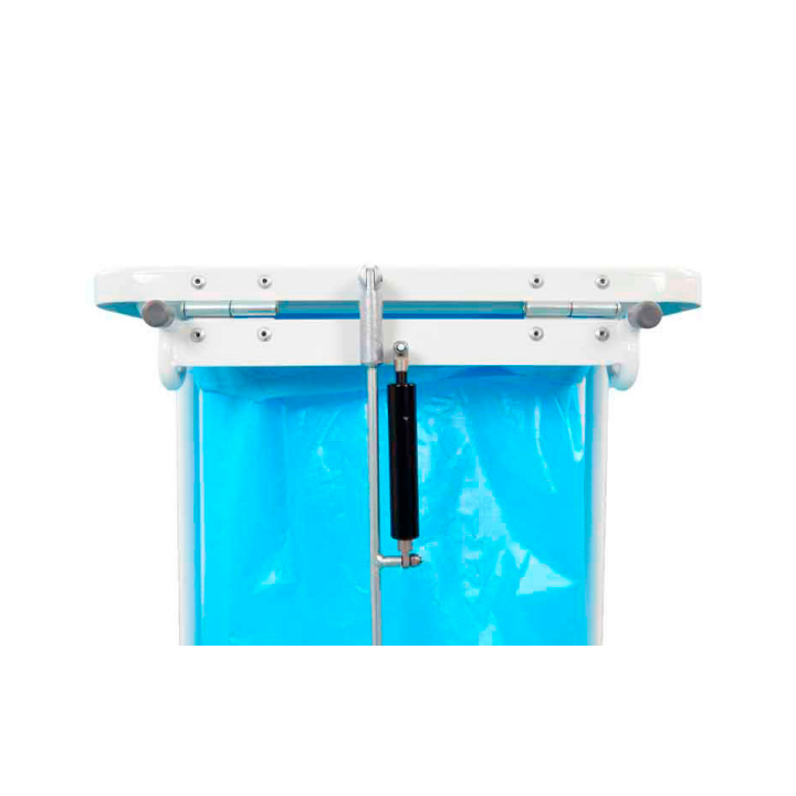 Saekko Boy, verrijdbare afvalzakhouder, 60 liter, wit, VB 145155 - 2