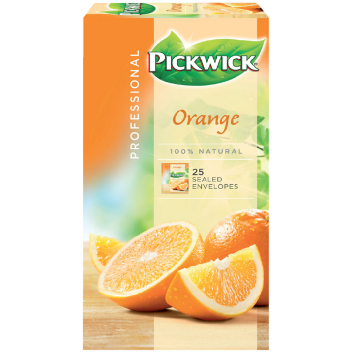 Pickwick Professional, thee, 1.5 gram, sinaasappel, 4029249 (25 stuks) - 1