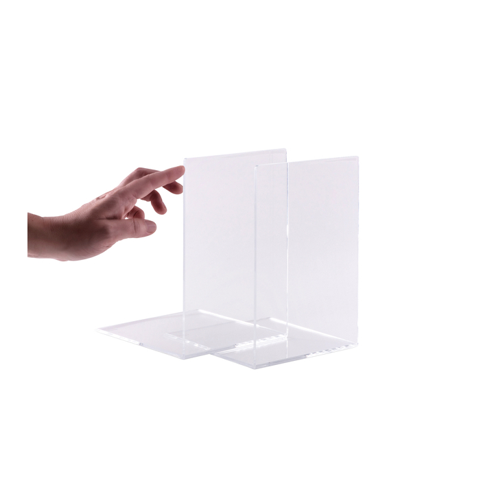 Boekensteun maul 16x15x21cm  acryl glashelder(3513905) - 1