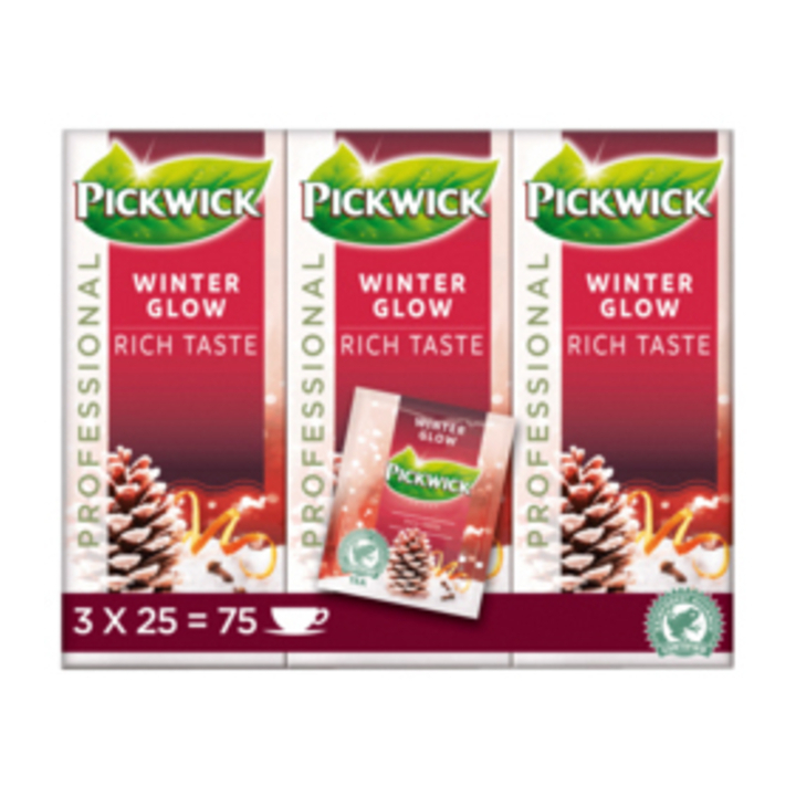 Pickwick Professional, thee, 2 gram, wintergloed, 4016827 (25 stuks) - 0