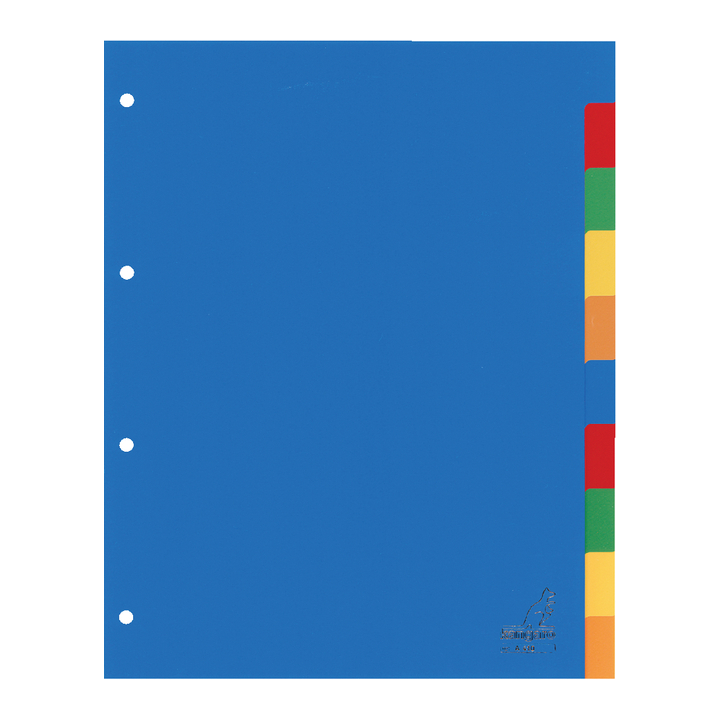 Tabblad kangaro a410 a4 4r blanco pp ass 10dlg(a410) - 0