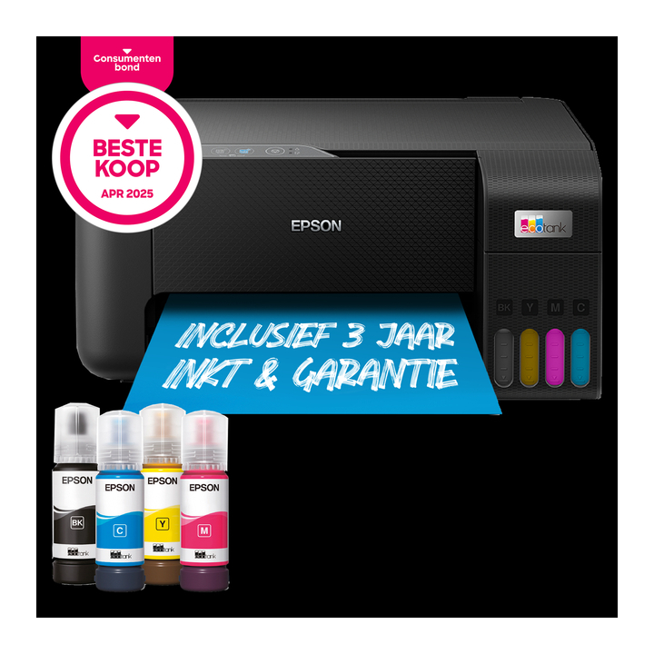 Multifunctional inktjet epson ecotank et-2860(c11cj67428) - 1