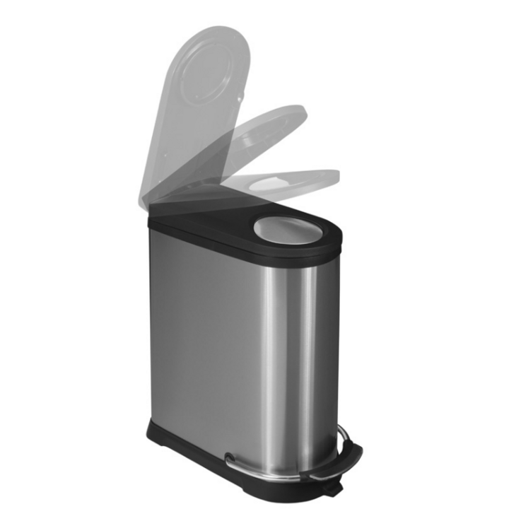 Viva, pedaalemmer, 40 liter, mat RVS, VB 924840 - 1