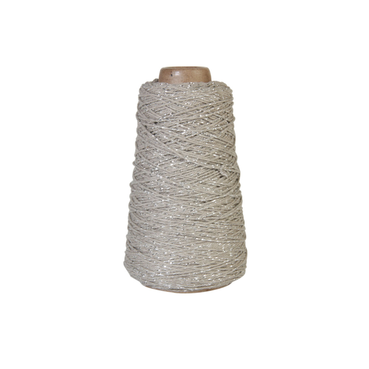 Bakers Twine koord katoen, Grijs/Zilver, 2mm, Rol a 300mtr - 0