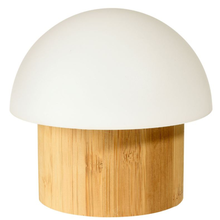 Duni | LED Lamphouder | 105x110mm | Brother Bamboe White | 188170 (4 stuks) - 0