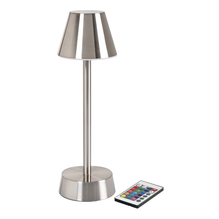 Duni Tafellampen | Oplaadbare Lamp | Cordless | Zelda | Silver | 208759 (6 stuks) - 0
