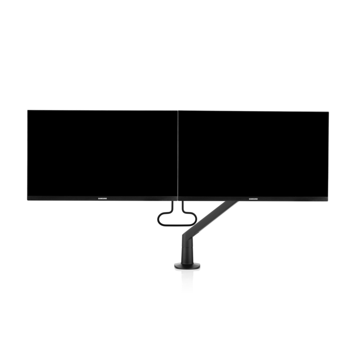 Filex Chicago monitorarm met crossbar | zwart | gasgeveerd | voor 2 schermen - 2