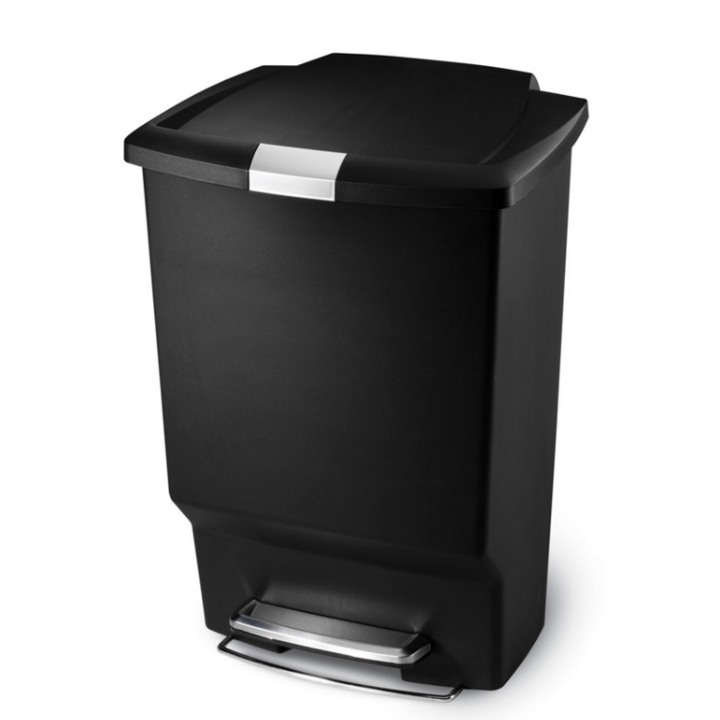 Simplehuman Step Can | Pedaalemmer | 45 Liter | Zwart | VB 015286 - 0