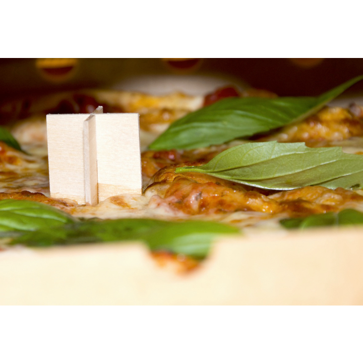 Pizza saver, hout, 3cm (100 stuks) - 3
