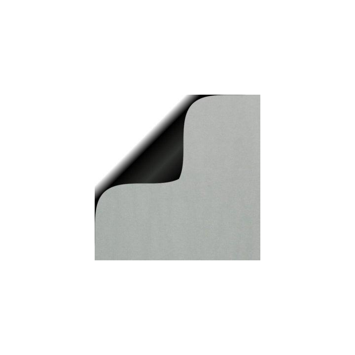 Cadeaupapier 50cmx200m 1740 Zilver/Zwart dubbelz. - 0