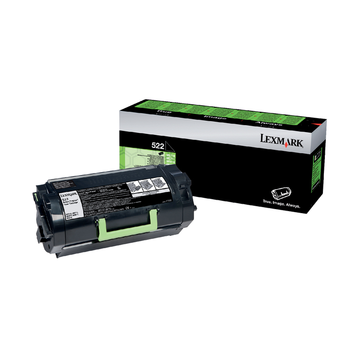 Tonercartridge lexmark 52d2000 522 6k zwart(52d2000) - 0