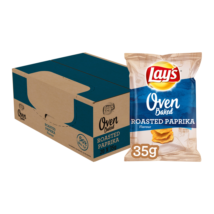 Chips lay's oven roasted paprika zakje 35gr(37153) - 0