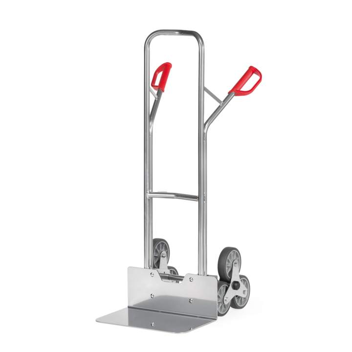 Trappensteekwagen, 300x480mm Draagverm. 200kg Rubber banden - 0