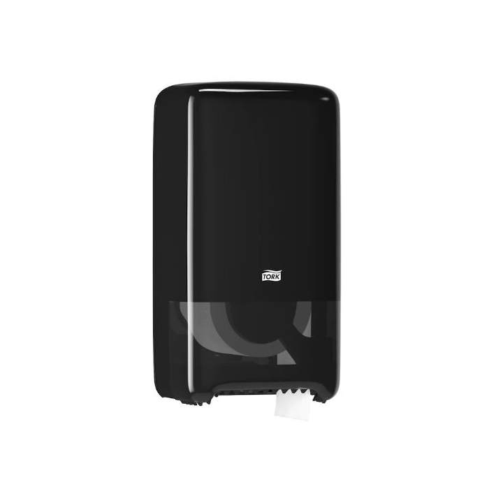 Tork Twin | Mid-Size Toiletpapier Dispenser | T6 | Zwart | 557508  - 0